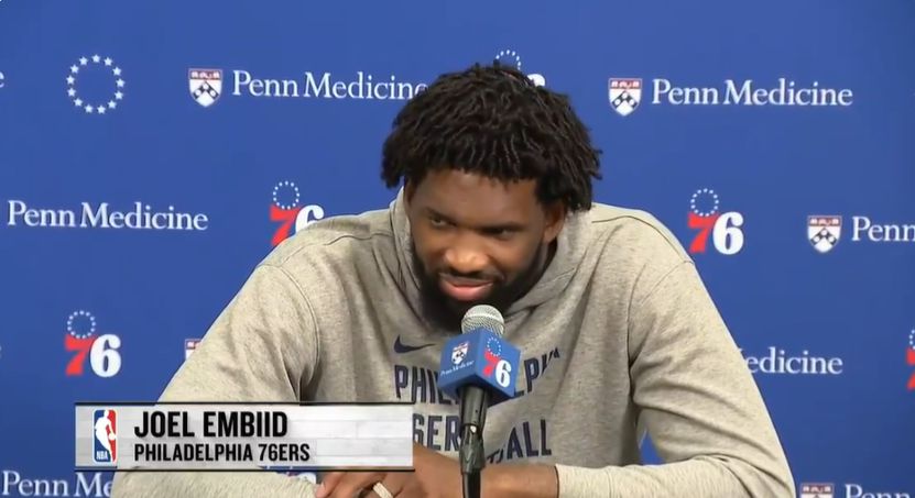 Embiid respondió que el equipo está mejor sin él esta temporada: lo que importa es jugar contra equipos fuertes y los playoffs