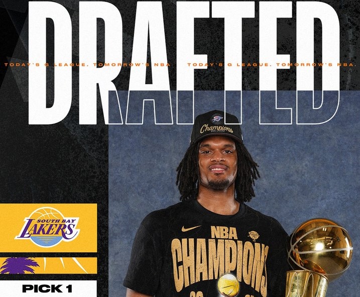 Draft de la G League: los South Bay Lakers seleccionan al ex jugador del Thunder Dillon Jones con la primera selección general