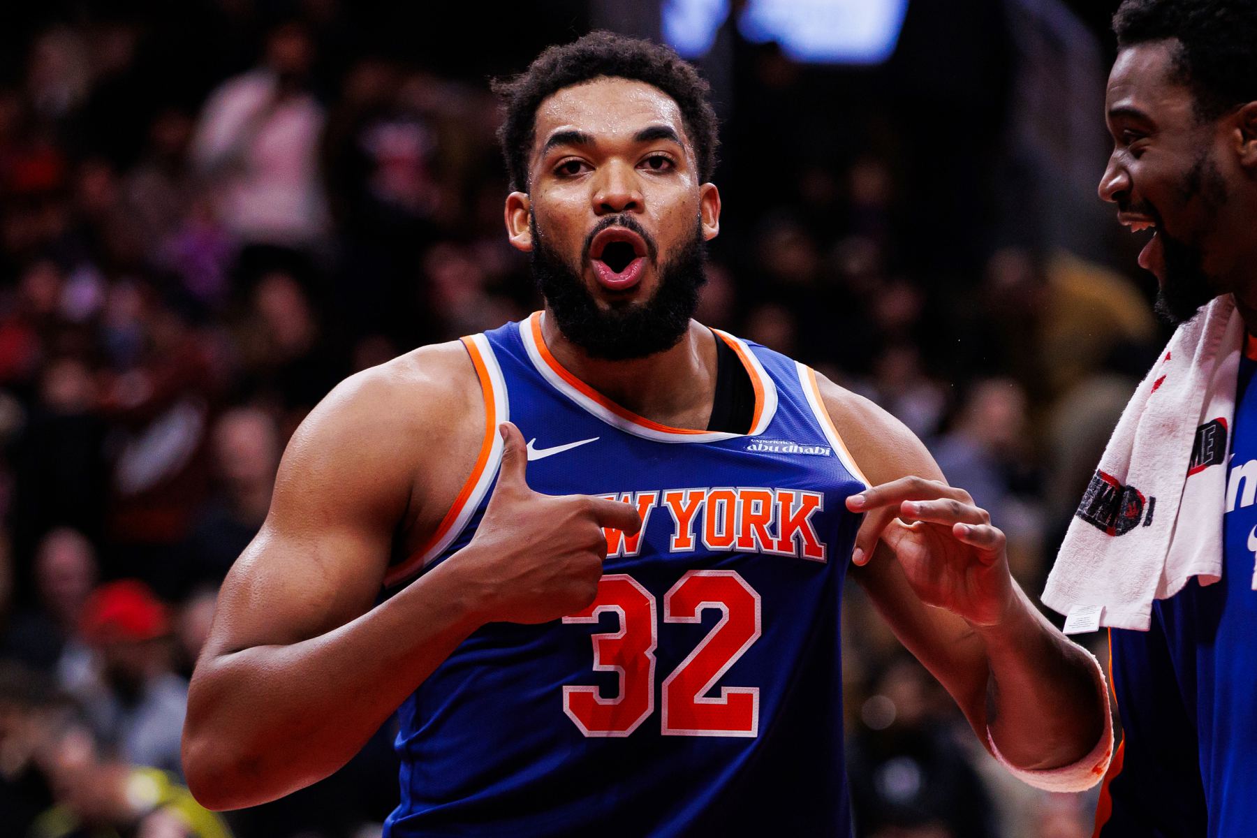 ¡Potencia de fuego total! Towns acertó 11 de 16 tiros en la mitad y anotó 31 puntos, 3 rebotes y 2 asistencias.