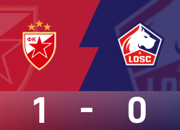 Informe de la Europa League: Arnautovic marcó de penalti, el Estrella Roja de Belgrado derrotó al Lille por 1-0
