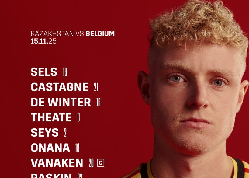 ¡Gana y clasifica! Comienza el partido fuera de casa de Bélgica contra Kazajistán: jugarán Doku y Deketrare