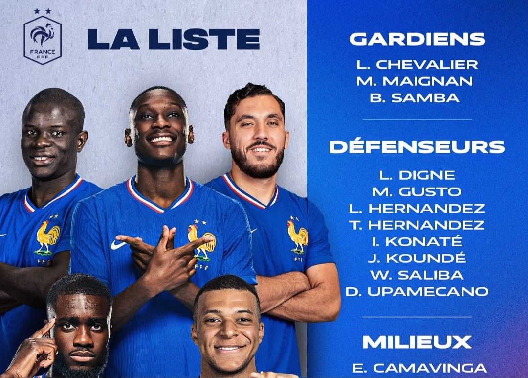Preliminares del Mundial de Francia en noviembre: Mbappé lidera el camino, Dembélé y Tsouameni están lesionados